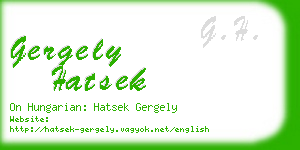 gergely hatsek business card